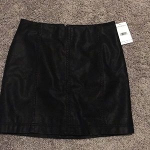 Leather Modern Femme Skirt